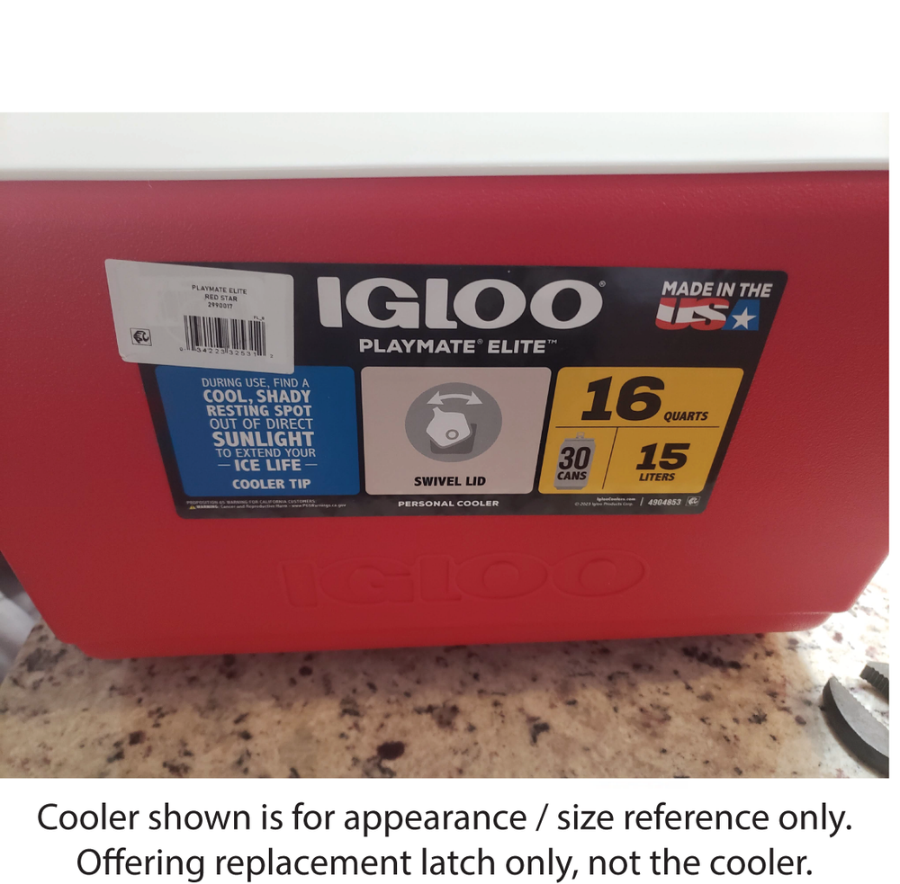 Latch Replacement For Playmate Igloo 16-Quart Cooler With Spring