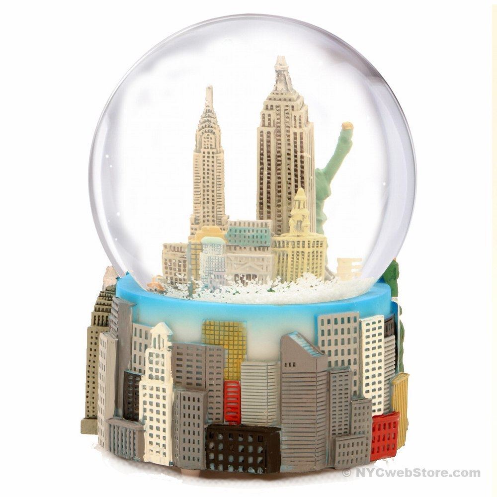 NYC Musical Snow Globe Souvenir