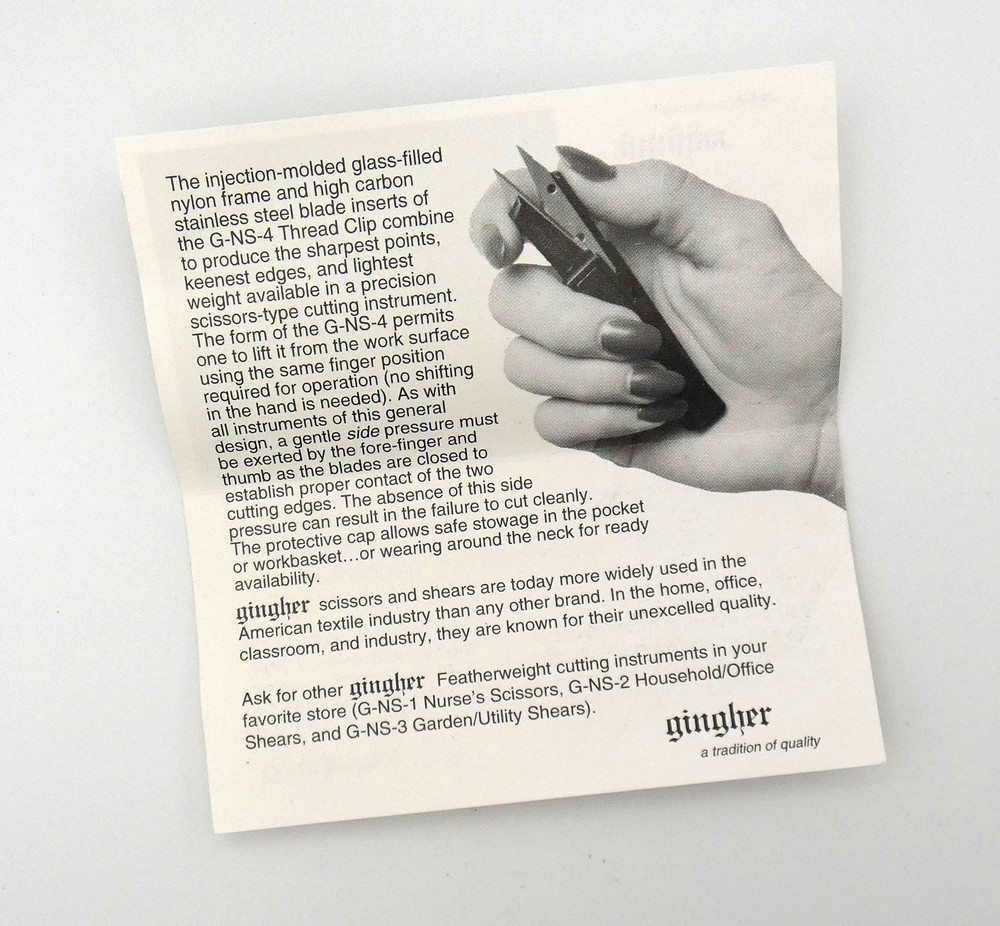 Gingher Thread Clippers G-NS-4 From Germany Unused