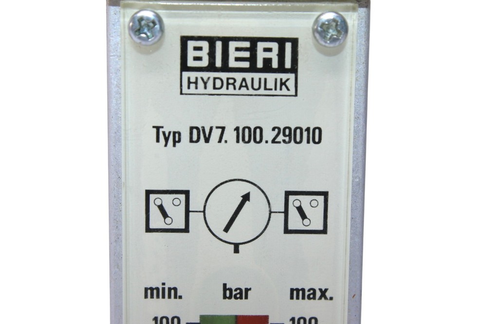 BIERI DV7.100.29010 PRESSURE SWITCH 0…100 bar