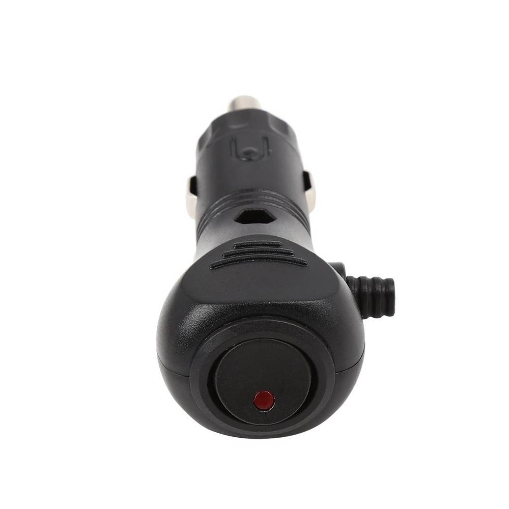 ONE 12V Car Cigarette Lighter Switch Power Socket Plug w LED Indicator Universal
