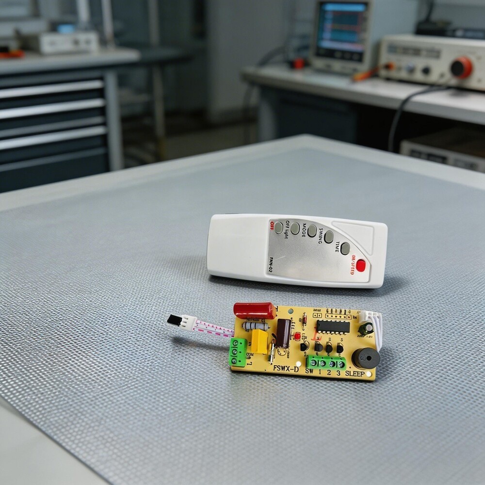 AC Fan Remote Control Circuit Board - Multi-Speed and Timer Functionality