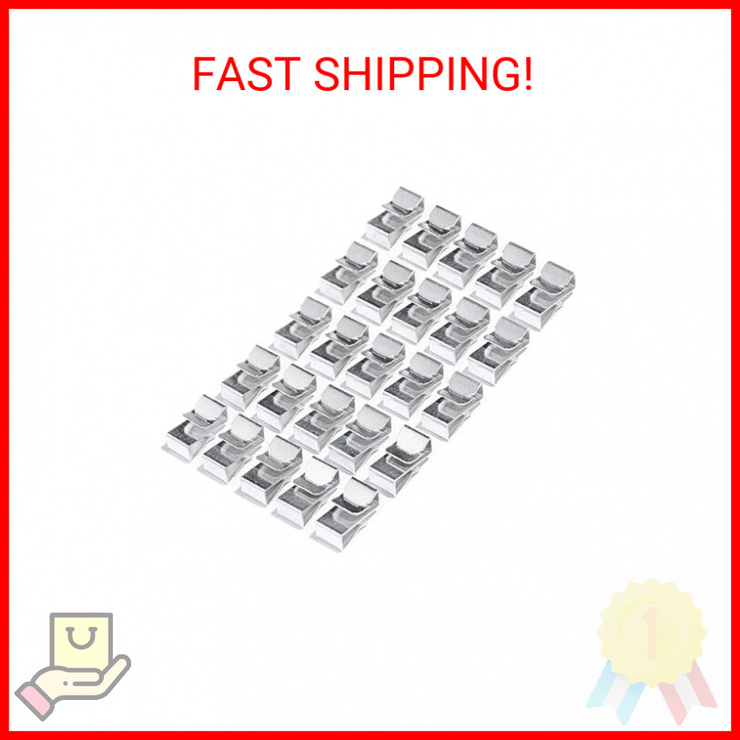 CZC AUTO 25PCS Trailer Frame Wire Clips - Frame Mount Trailer Light Wiring Clips