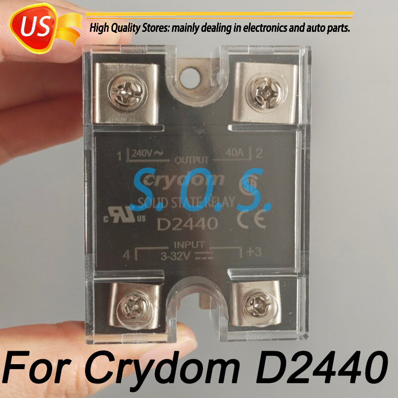 New For Crydom Solid State Relay SSR D2440 Module Input 3-32V Output 40A 240V