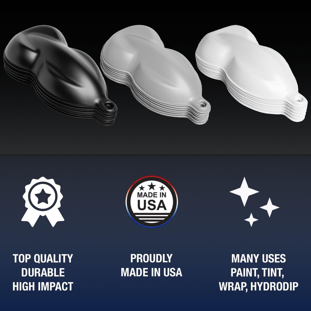 Speed Shapes (10 Pack) Plastic Car Models for Auto Paint Display, Wrap White