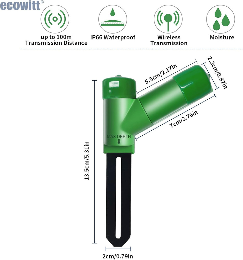 WH51 Soil Moisture Sensor Soil Humidity Tester - Accessory Only