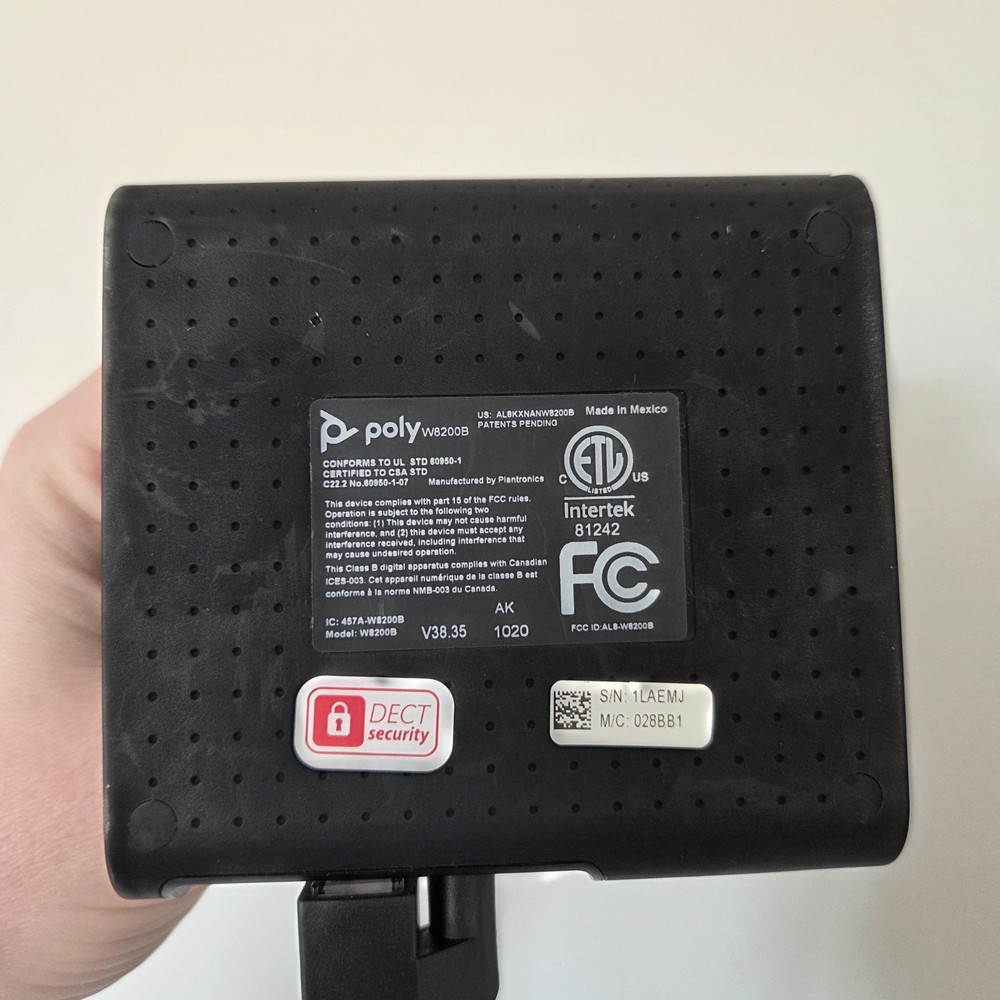 Poly W8200B Charging Base For Plantronics Poly S8240 Headset | tested