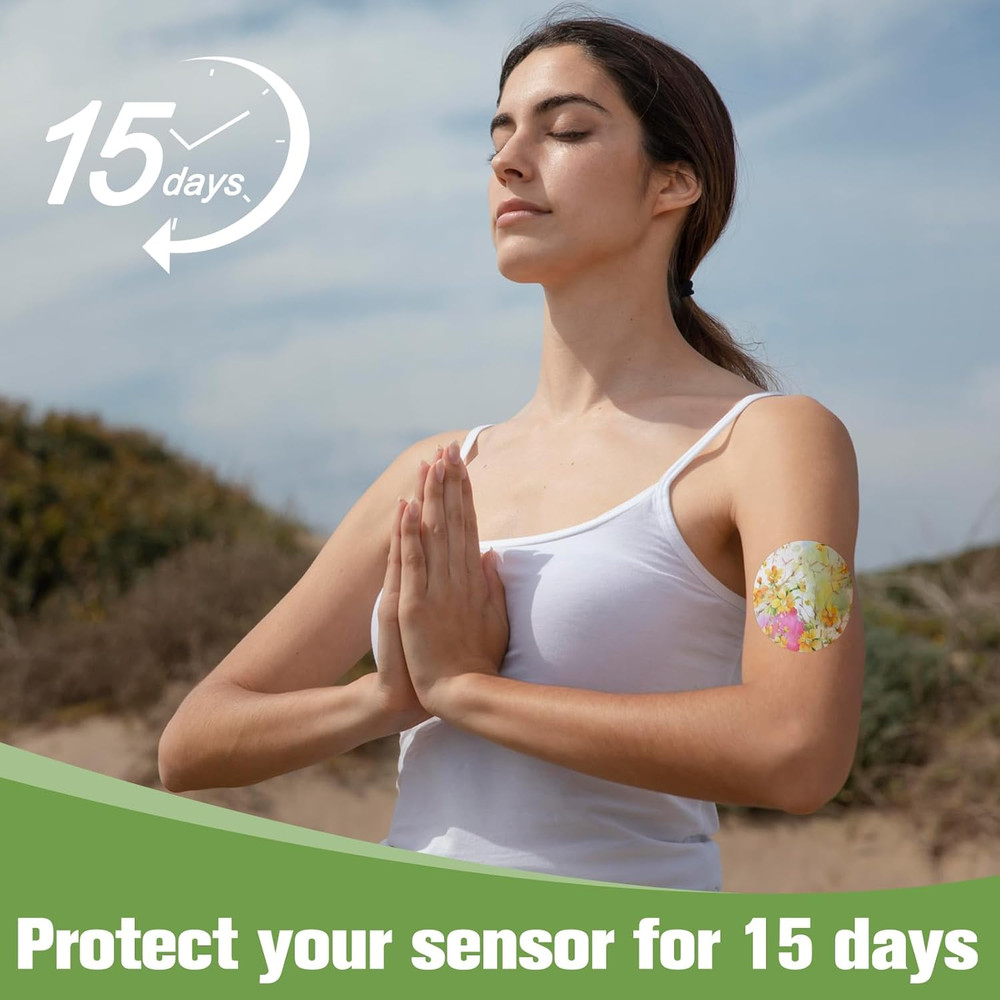 Libre 3 Plus Sensor Covers, 20Pack Waterproof Freestyle Sensor Covers for Lib...