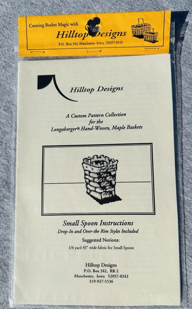Longaberger Liner Pattern By Hilltop Designs For Many Different Baskets