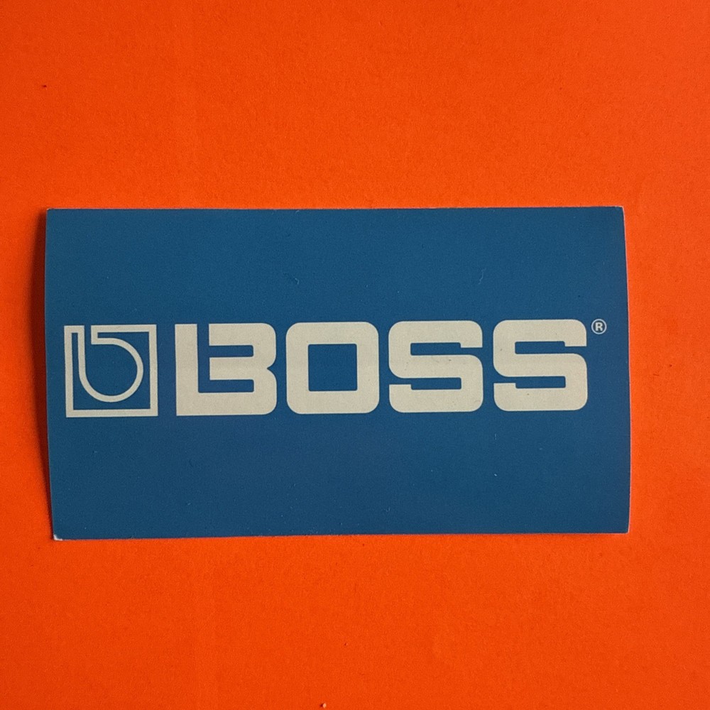 BOSS Guitar Petals Sticker NEW