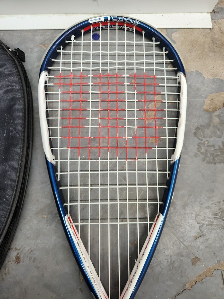 Wilson NCODE N135 squash Racket W/ Cover Rare HTF Nice Ships Quickly