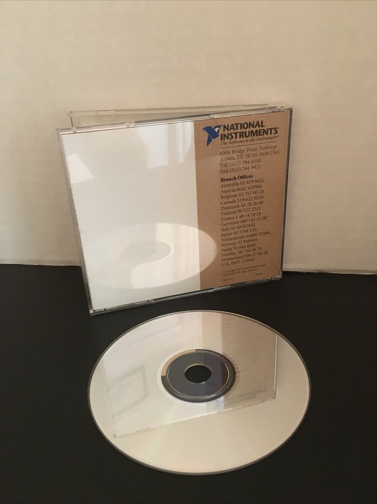 NATIONAL INSTRUMENTS VXI Plug & Play INTEGRATOR 1994 CD Rom