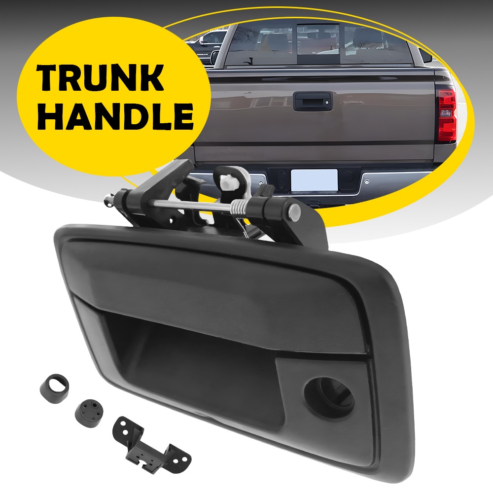 Tailgate Handle w/ Camera Hole for Black 2014-2015 Silverado Sierra 1500 2500 EA
