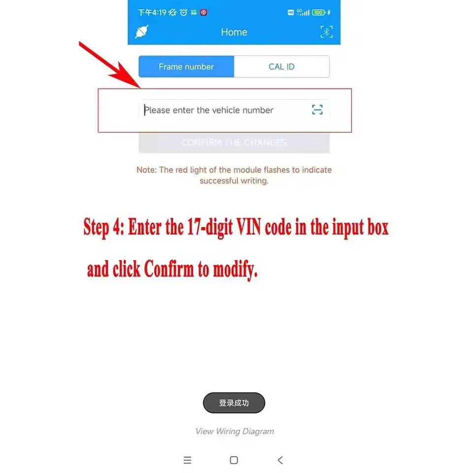 Car America Frame Number Simulator 17 Digit Obd Simulator Work with Android App