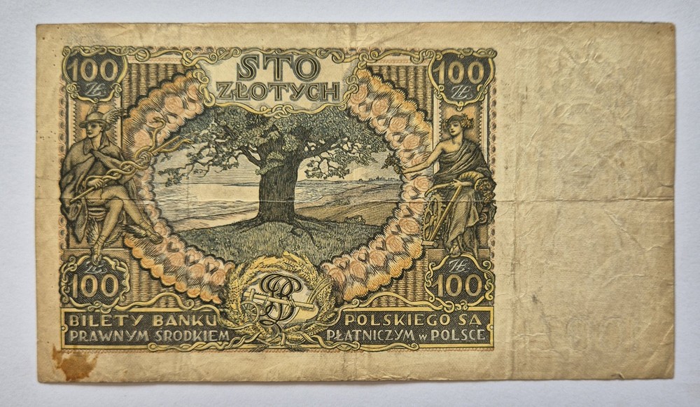 Poland banknote 100 zlotych 1932