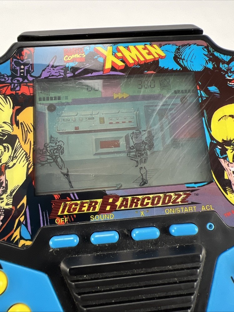 X-Men Handheld Tiger Barcodzz 1994 Marvel Working