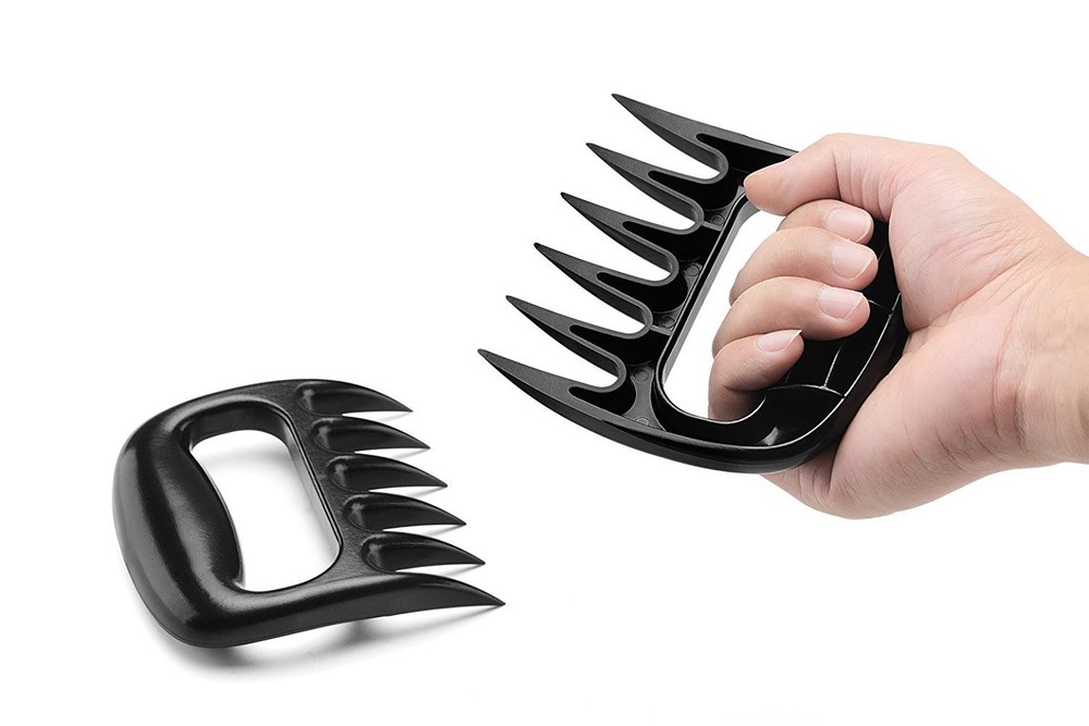 Pulled Pork Shredder Claws 2 Pack Heavy Duty BBQ Meat Handler Forks