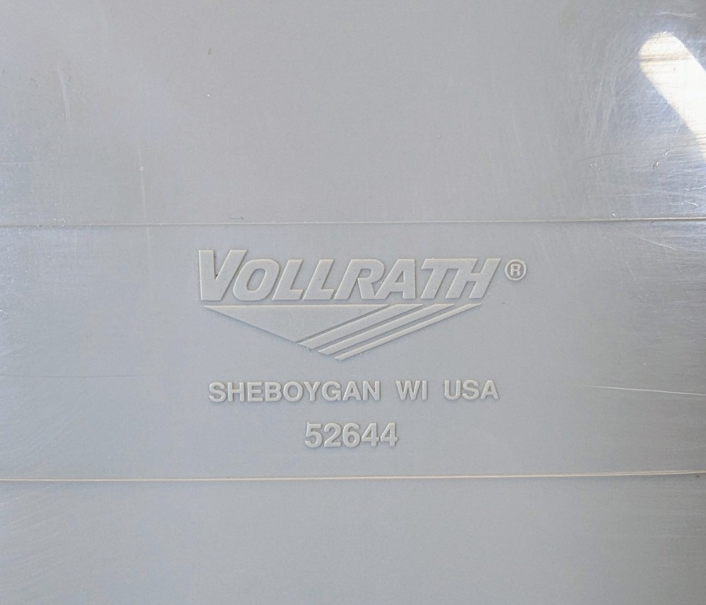 Vollrath 52644 Gray Plastic 6-Cylinder Flatware Organizer