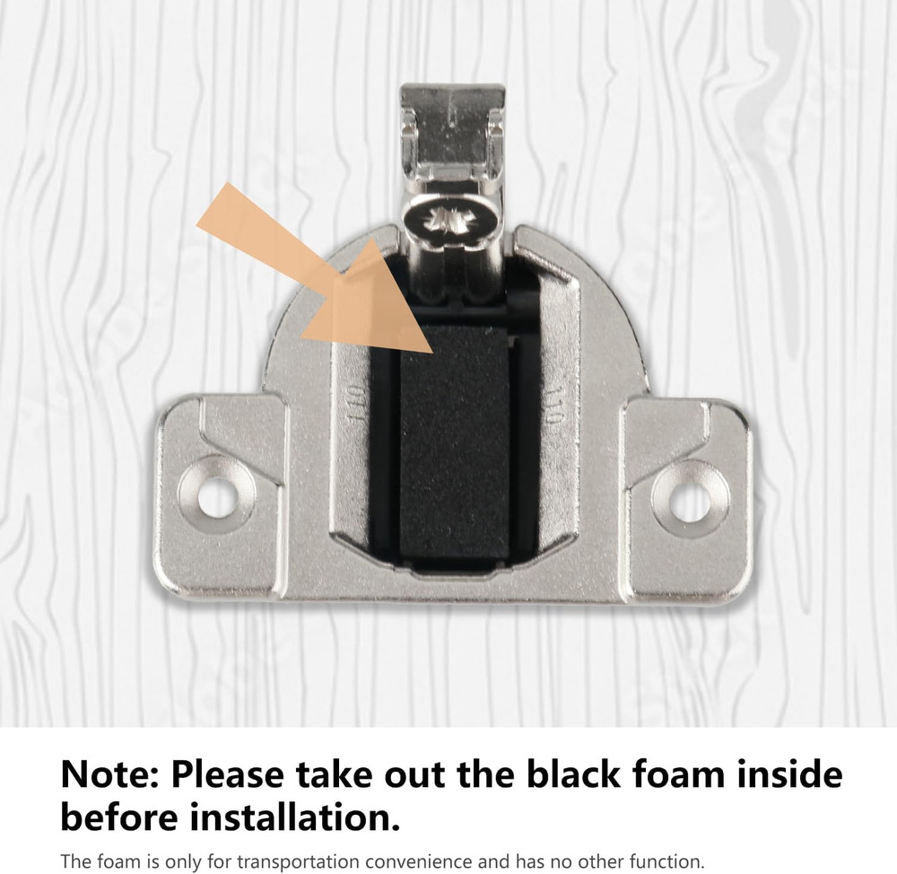 Blum 33.3600 Replacement 110° Face Frame Cabinet Hinges, 8 Pack