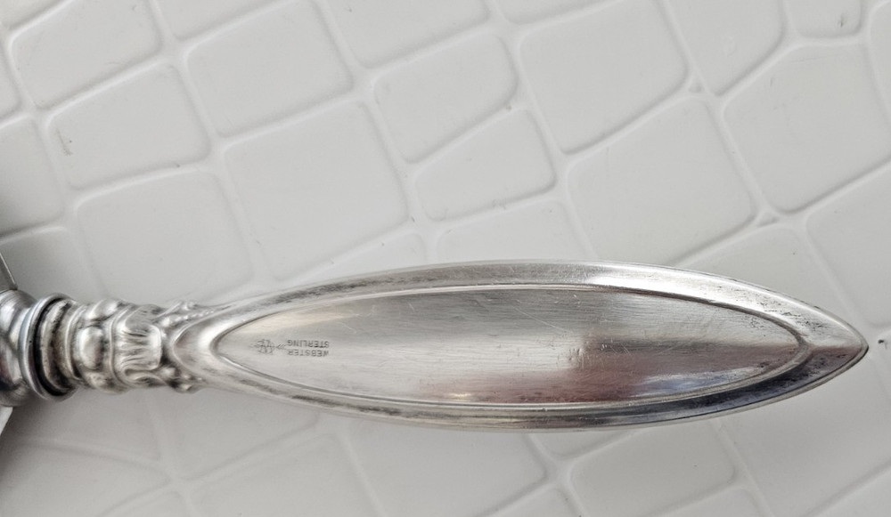 Antique Vintage Webster Sterling Silver 925 Handle Pie / Cake Server