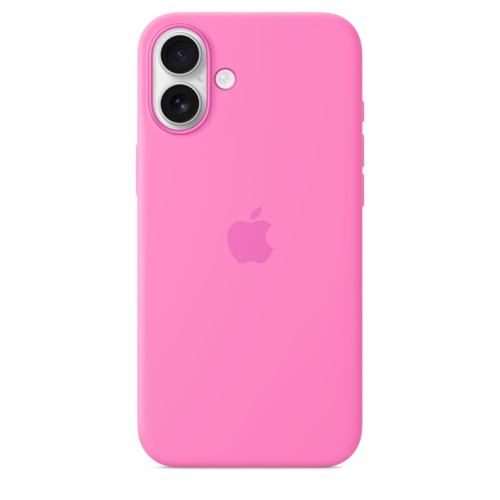 Apple iPhone 16 Plus Silicone Case with MagSafe, Camera Control, Peony