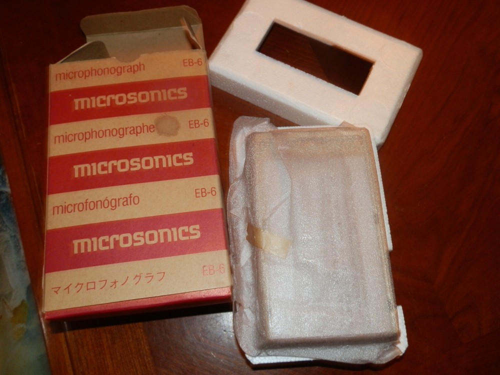 Microsonics EB-6 Microphonograph New Old Stock, Original Packaging