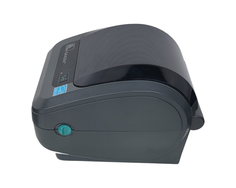 Zebra GK420D Barcode Label Printer INCLUDING POWER USED PRINTHEAD