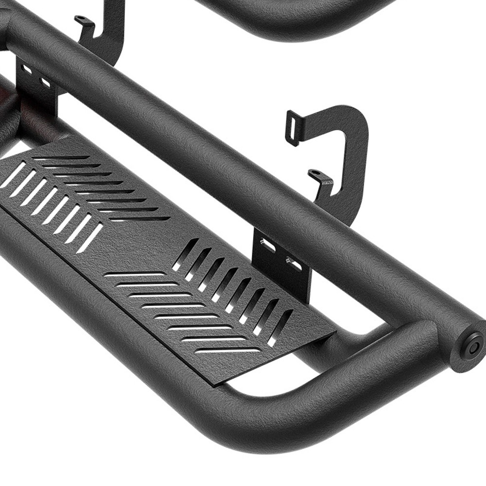 6.9" Running Board for 07-2018 Chevy Silverado 1500 Crew Cab Drop Side Step Bars