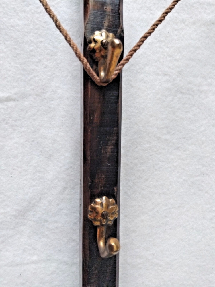 Antique Crossbow Wall Mounted Coat Hook Hanger.