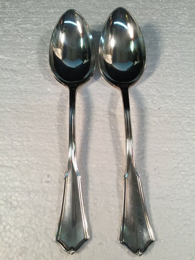 Oneida Community EXETER Silverplate 2 Serving Spoons