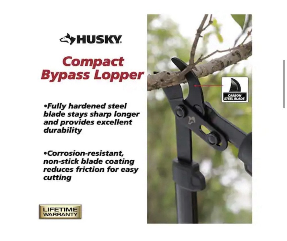 Husky 15 in. Compact Bypass Lopper - New