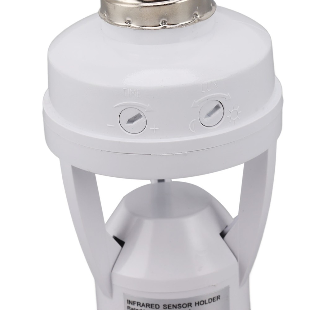 Motion Sensor Light Socket Automatic Nighttime On Off For Basement