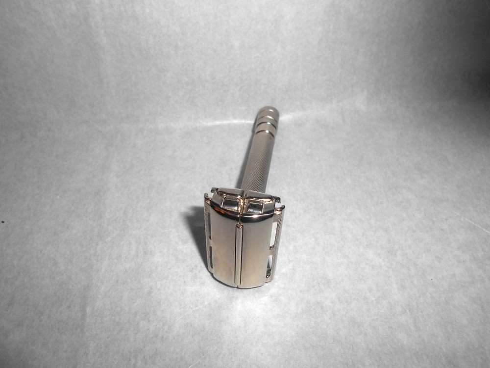 Gillette Ranger Tech 1941 DE TTO Refurbished Replated Nickle 2