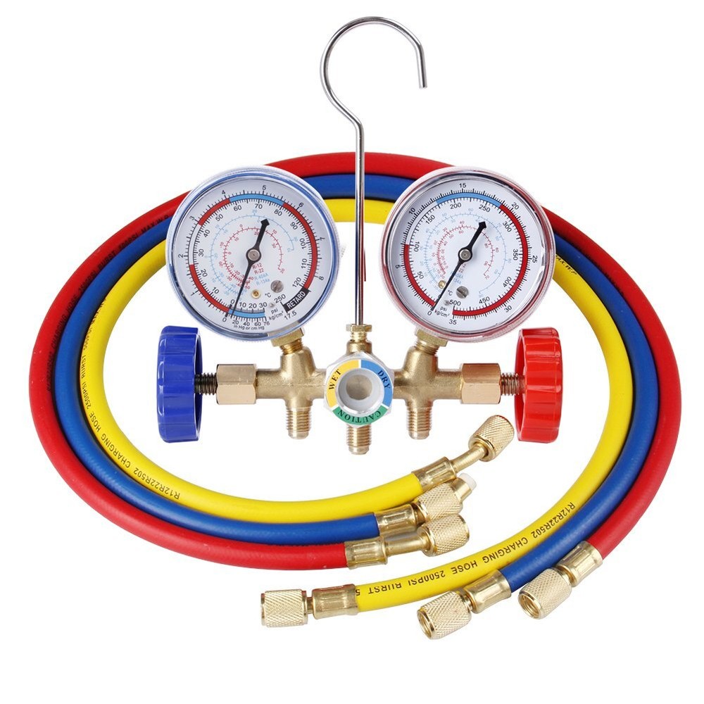 HVAC A/C Charging Service Manifold Gauge Tools Set