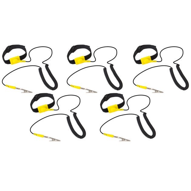 Kingwin ATS-W24YX5 5 Pack Anti-Static Wrist Strap