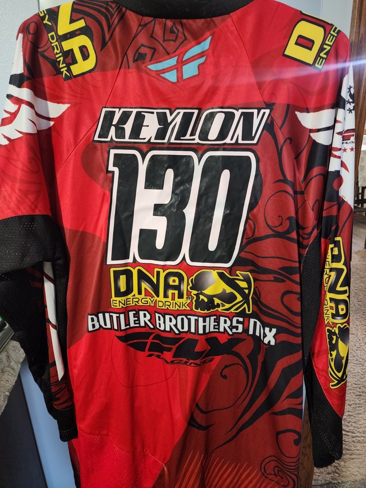 Evolution Kyle Keylon #130 Motocross Jersey Mens Size Medium