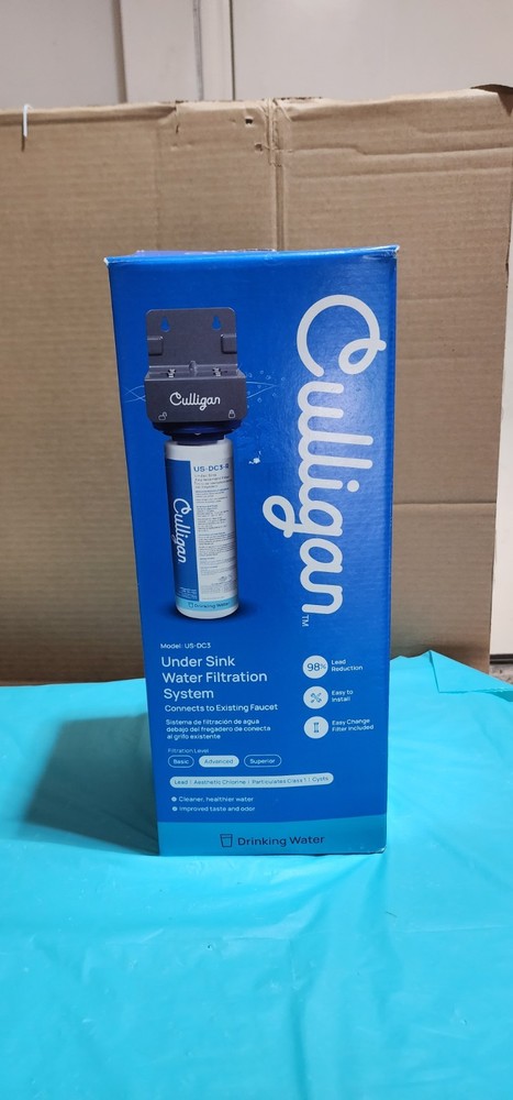 Culligan US-DC3 Under Sink Water Filtration System - Brand New Sealed