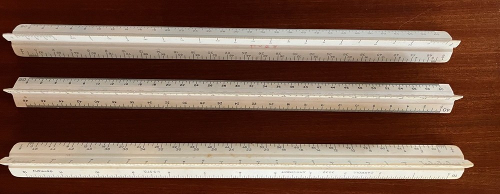 Assortment of Drafting tools - Charvoz Kit (incomplete), plus Vemco, Micro