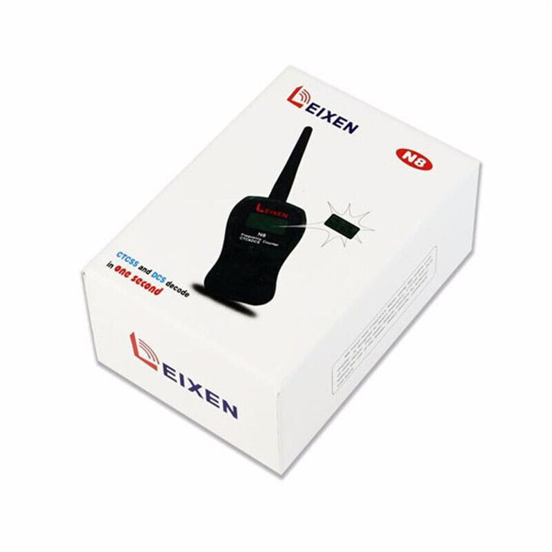 LEIXEN N8 Handheld Frequency Meter Counter LCD Display CTCSS/DCS For 2-Way Radio
