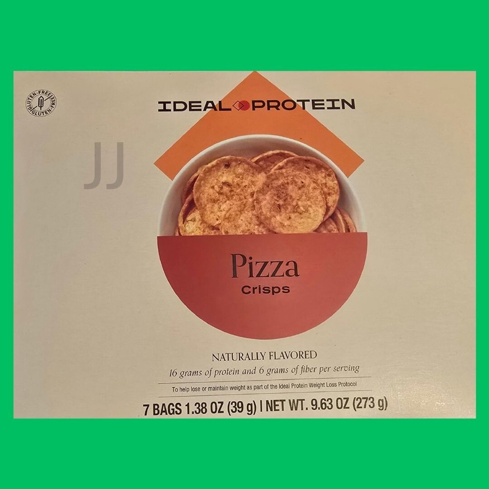 Ideal Protein Pizza Crisps Naturally Flavored - 7 packets