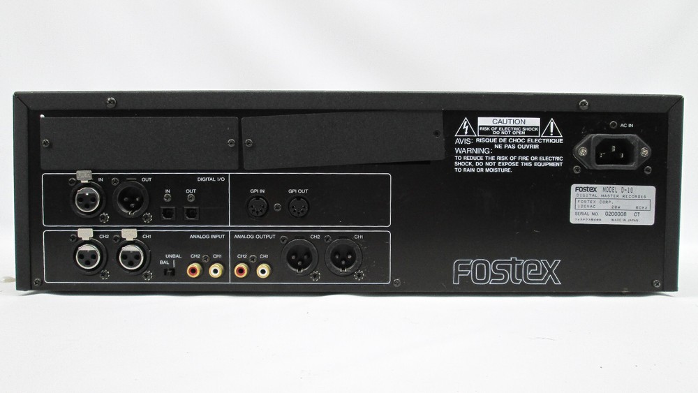 Fostex D-10 Digital Master Recorder D10 - FULLY SERVICED