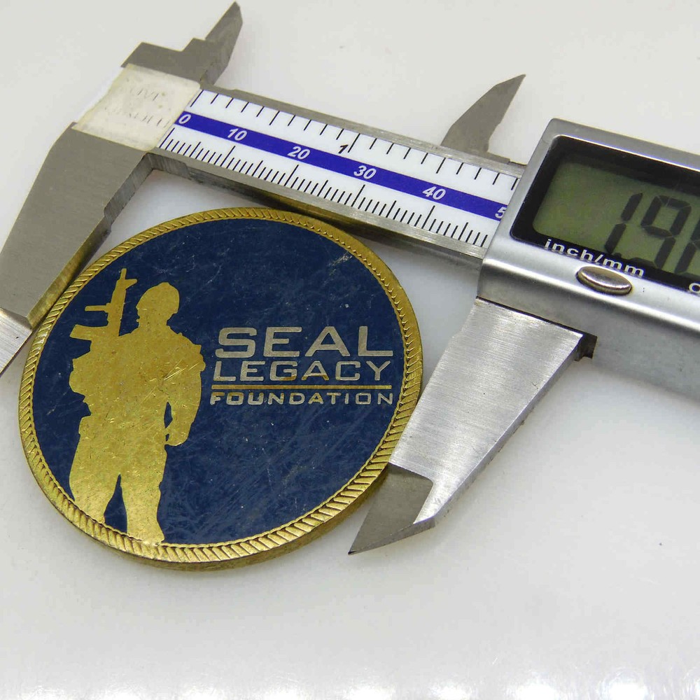 SEAL LEGACY FOUNDATION NO ONE LEFT BEHIND CHALLENGE COIN