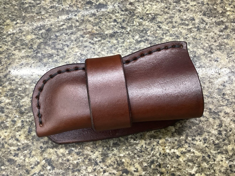 Leather Folding Knife Case Sheath Buck 110 Size (Sheath Only)