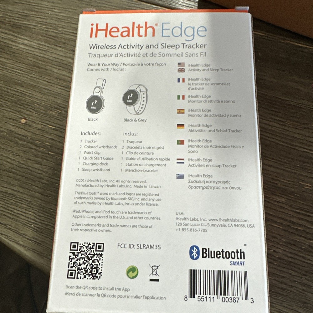 iHealth Edge Wireless Activity Sleep Watch tracker