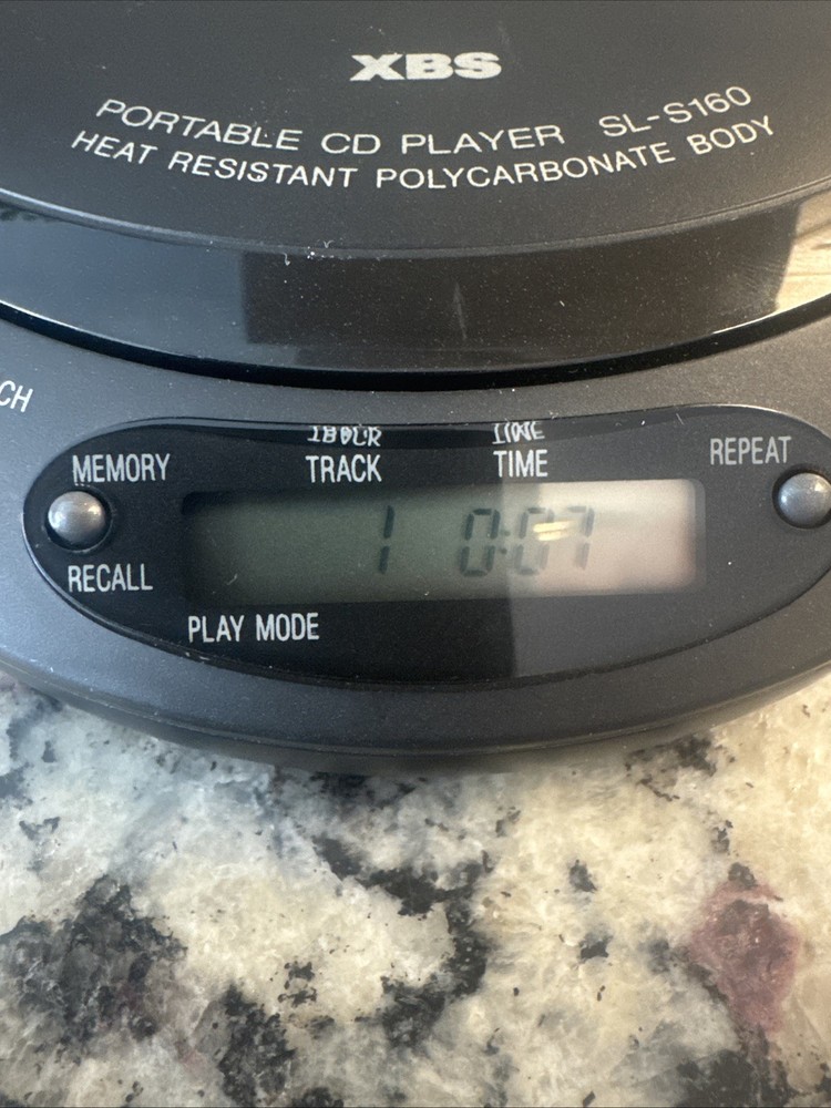 Panasonic SL-S138 Personal CD Player (Working) With Sony Headset.