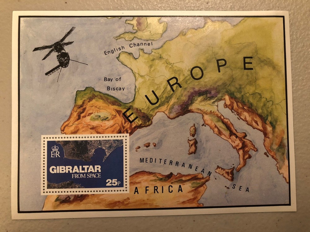 Gibraltar Assorted stamps - 4 Stamp Sheets - 12 Stamps In total