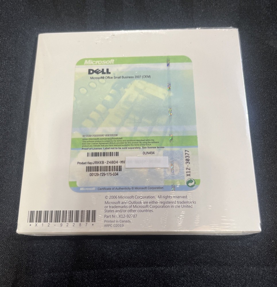 Microsoft Office 2007 Basic Edition BE Full English Version MS ~Sealed BRAND NEW