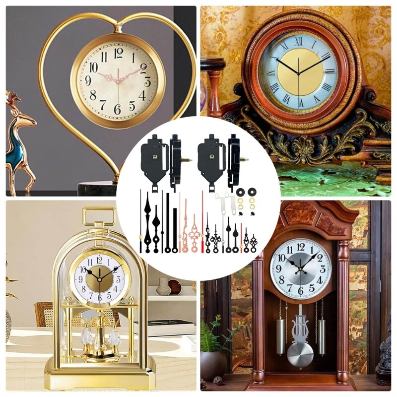 Customizable Pendulum Clock Movement Accessories Set for Artistic Clock Assembly