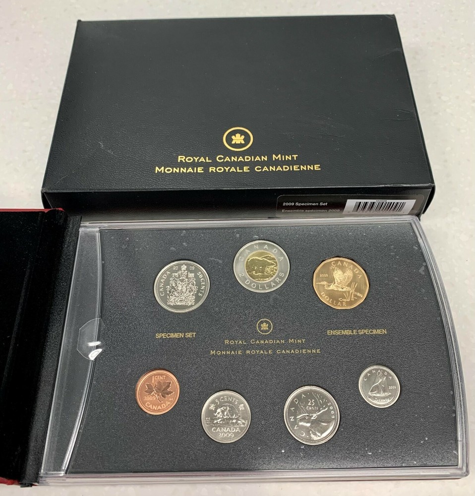 2009 Canada Specimen Set with Great Blue Heron Dollar