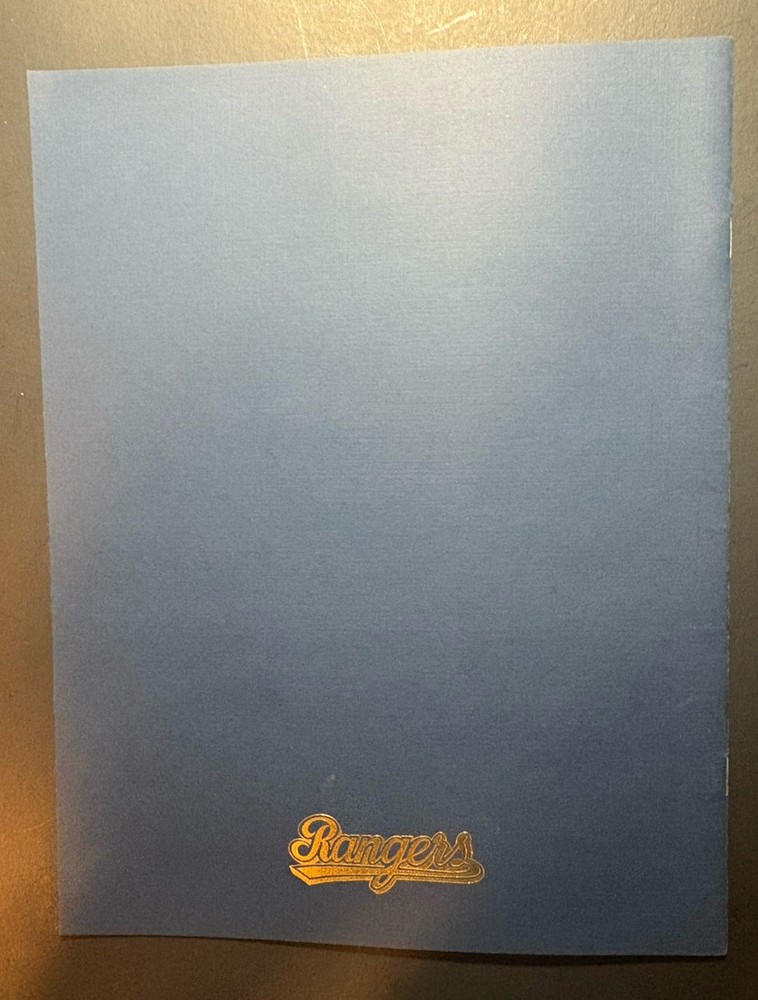 *NOLAN RYAN 7th NO HITTER* Commemorative Program May 1, 1991 - Texas Rangers MLB
